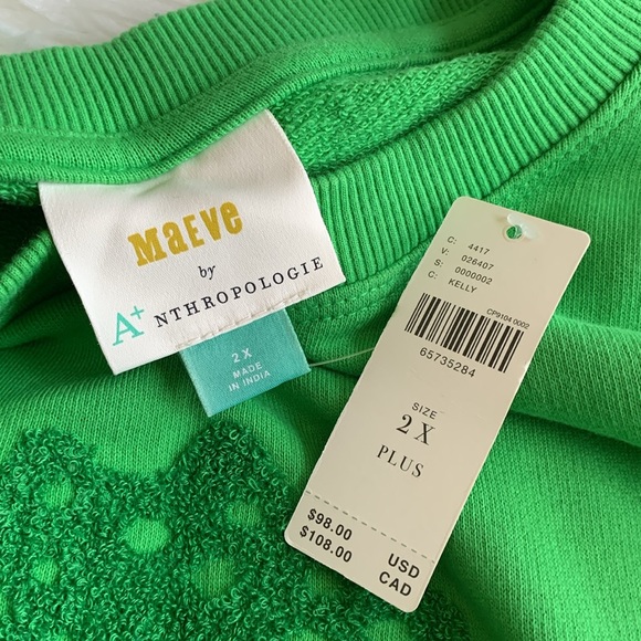 🐠ANTHROPOLOGIE MAEVE SEAHORSE SWEATSHIRT🐠 - Picture 7 of 10